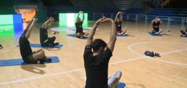 لاعبو منتخب لبنان للسلة