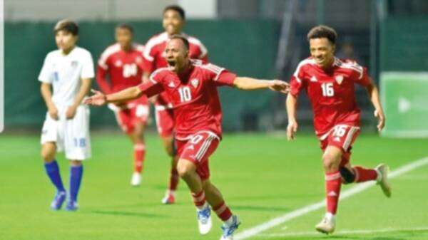 لاعبو منتخب شباب الإمارات