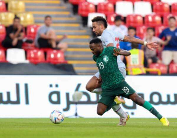 من مباراة سابقة للسعودية
