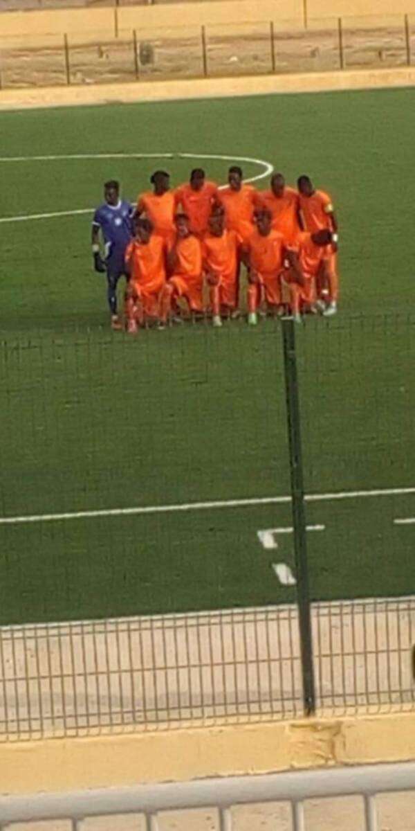 جانب من المباراة