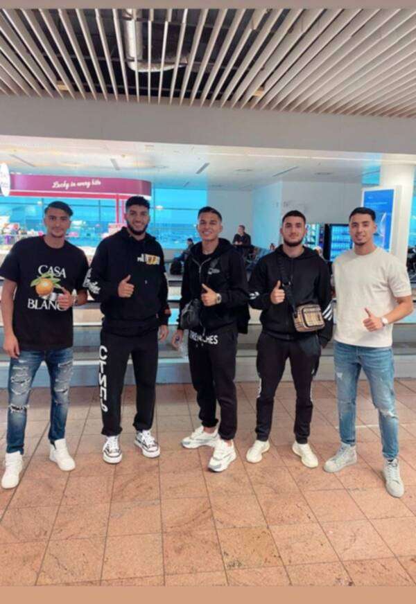 لاعبو المنتخب المغربي الأولمبي