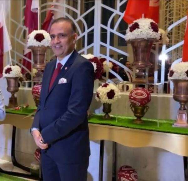 وديع الجريء في مقر إقامة منتخب تونس بالدوحة