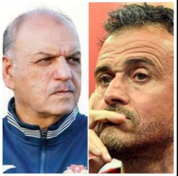 لويس أنريكي وعدنان حمد