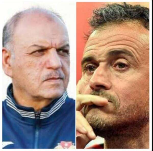 لويس أنريكي وعدنان حمد