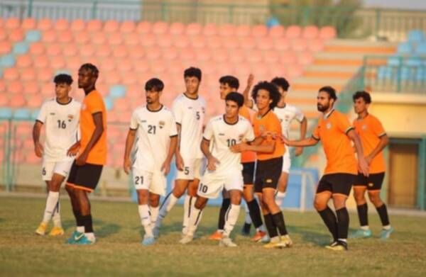 لاعبو منتخب شباب العراق