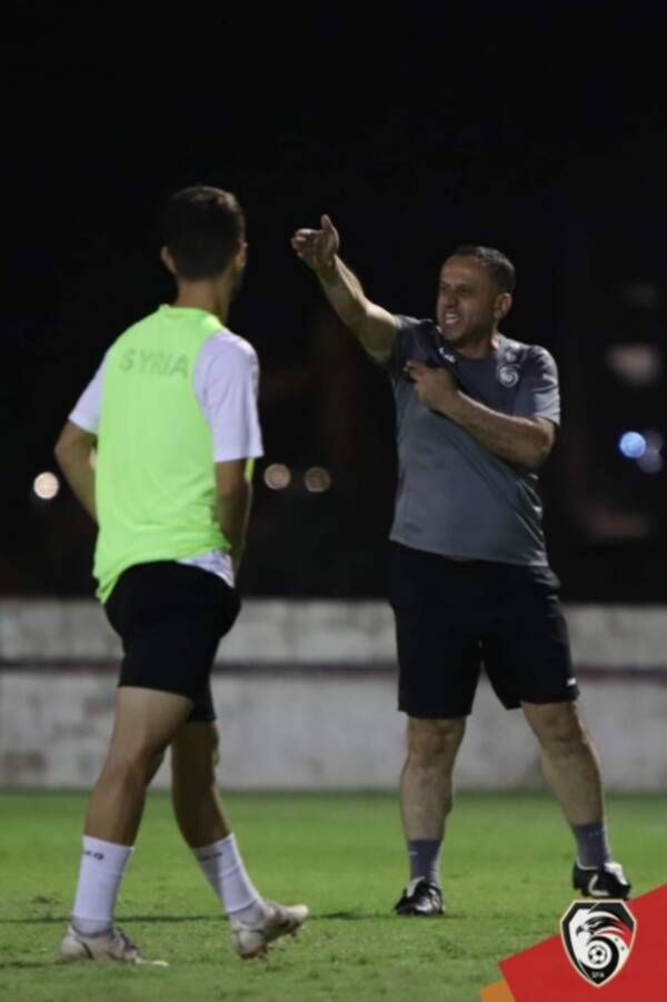 من مران المنتخب السوري