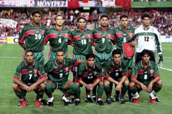 المنتخب المغربي بمونديال فرنسا 1998