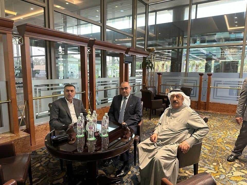 محافظ البصرة مع سفير العراق في الكويت