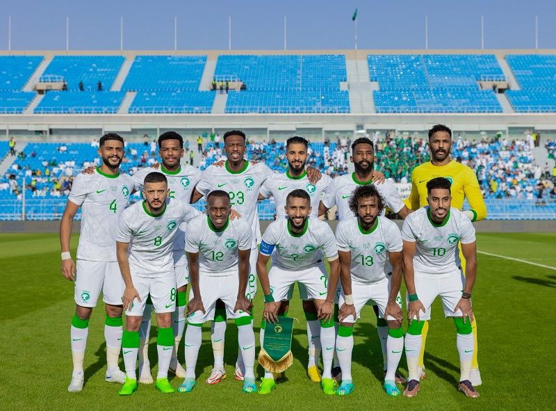 لاعبو منتخب السعودية