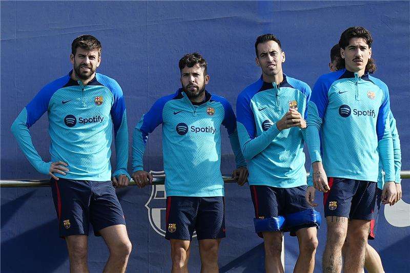 لاعبو برشلونة