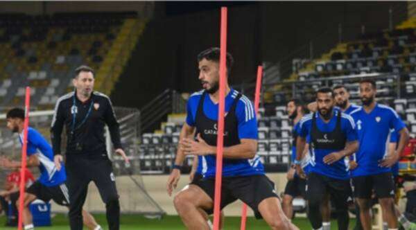 من تحضيرات المنتخب الإماراتي