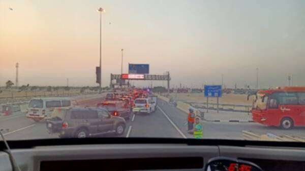 الطريق المؤدي إلى ملعب ستاد البيت