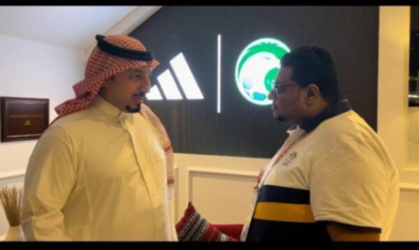 ياسر المسحل مع مراسل كووورة