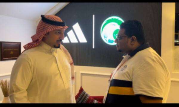 ياسر المسحل مع مراسل كووورة