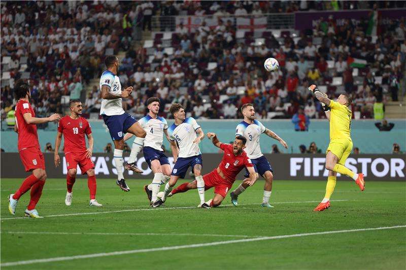 من مباراة إنجلترا وإيران