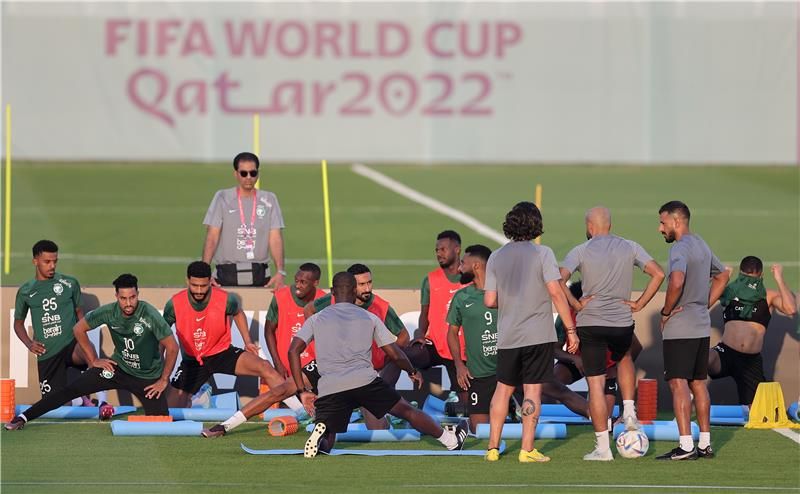 لاعبو المنتخب السعودي