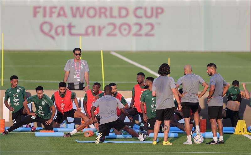 لاعبو المنتخب السعودي