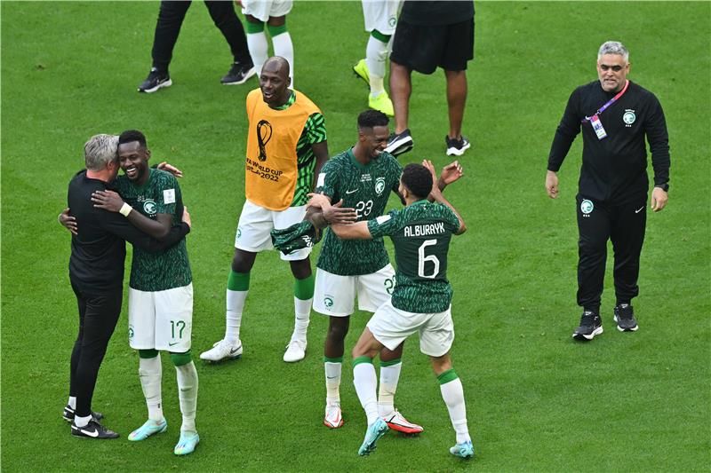 لاعبو منتخب السعودية