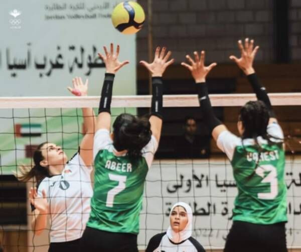 من مباراة الأردن والعراق