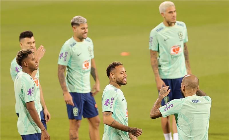 من تدريبات المنتخب البرازيلي