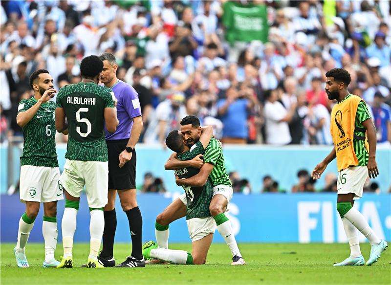 لاعبو المنتخب السعودي