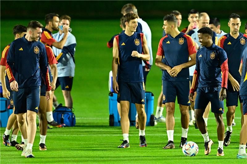 من تدريبات منتخب إسبانيا