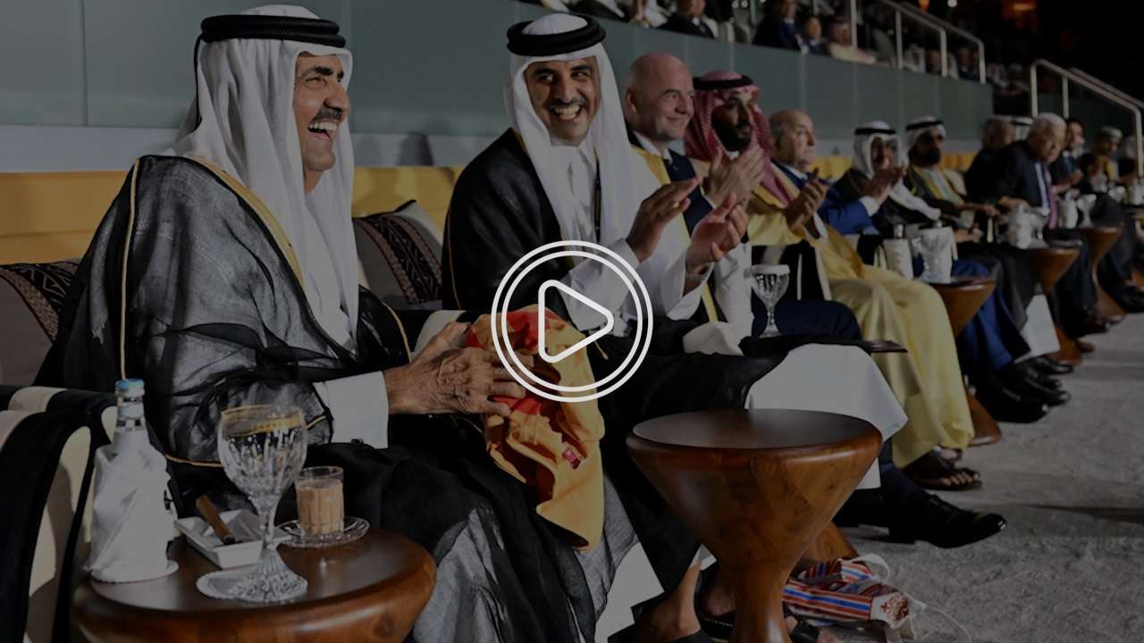 أمير قطر ووالده