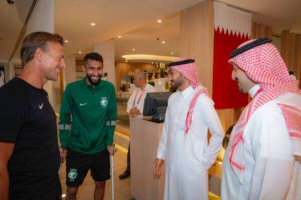 من زيارة عبد العزيز بن تركي لمعسكر الخضر