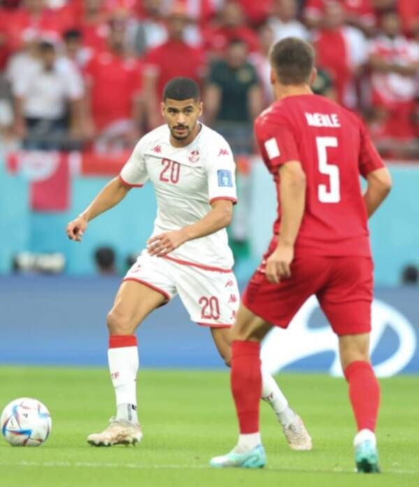 محمد دراجر في لقاء الدانمارك