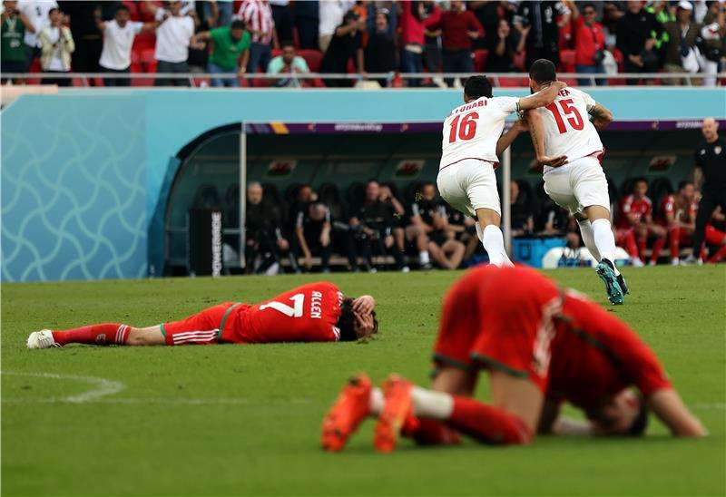 فرحة لاعبي إيران