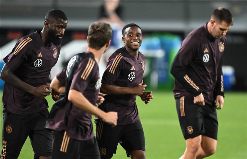 من تدريبات منتخب ألمانيا