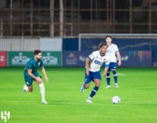 جانب من المباراة الودية