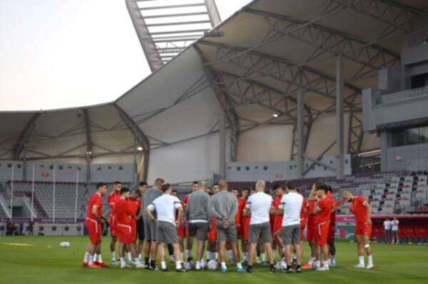 من مران المنتخب المغربي