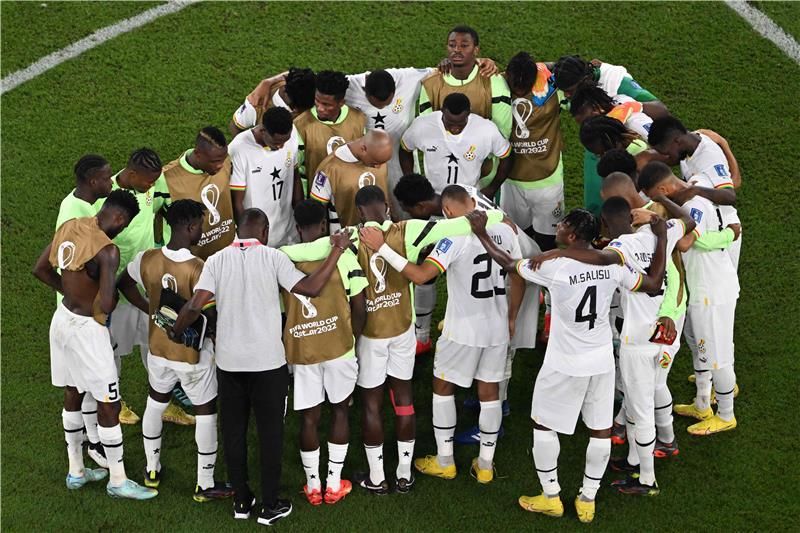 لاعبو منتخب غانا