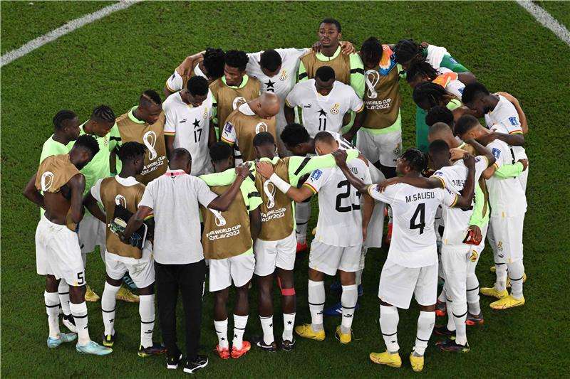 لاعبو منتخب غانا