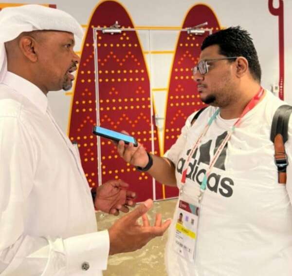 عادل خميس مع مراسل كووورة