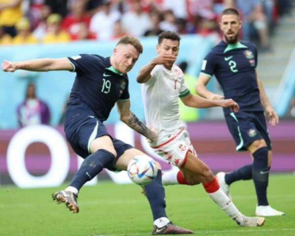 من مباراة تونس وأستراليا