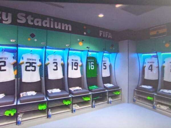 غرفة ملابس منتخب غانا