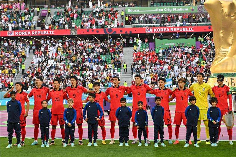 لاعبو منتخب كوريا الجنوبية