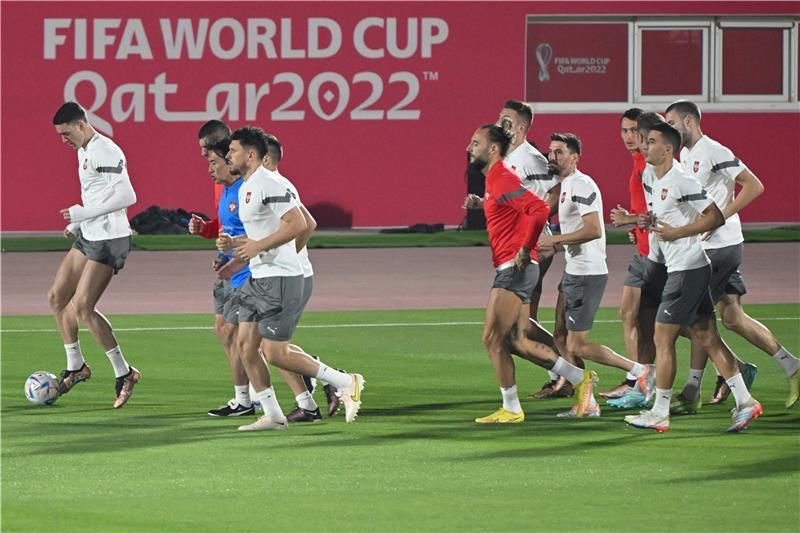 لاعبو منتخب صربيا