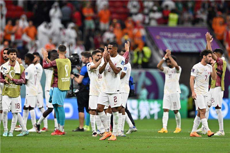 لاعبو منتخب قطر