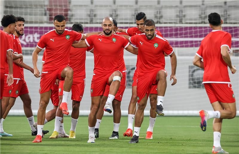 مران منتخب المغرب