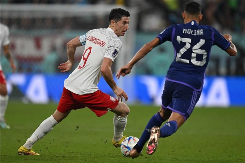 روبرت ليفاندوفسكي أمام الأرجنتين