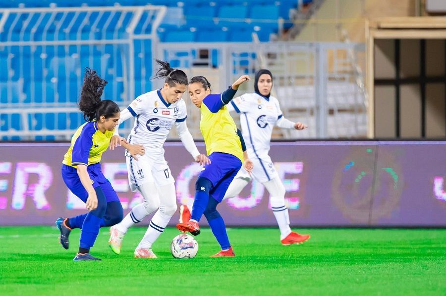 من مباراة النصر والهلال