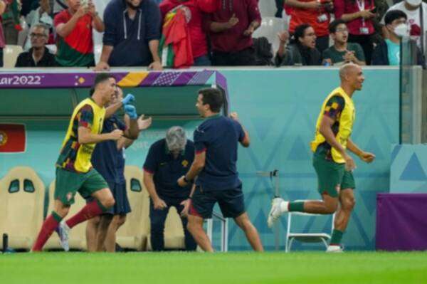 احتفال رونالدو بالهدف