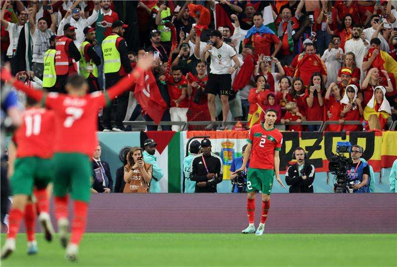 أشرف حكيمي من المواجهة