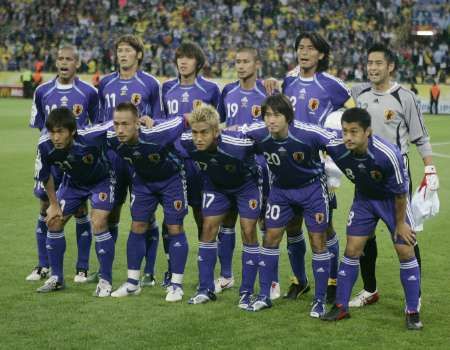 المنتخب اليابانى الذى شارك فى بطولة كأس العالم2006