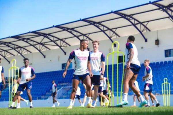 من تدريبات آرسنال