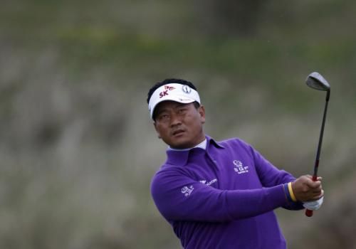 K.J. Choi of South Korea plays 