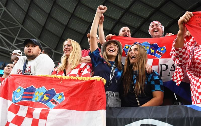 احتفالات الجماهير الكرواتية بالتأهل